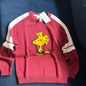 Janie and Jack Peanuts Woodstock Character Crewneck Sweater
